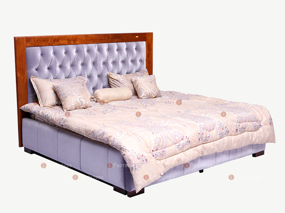 Light Grey Upholstered Bed for Sale in Kampala Uganda, Bedroom Furniture, Hotel Furniture, Home Furniture, Office Furniture  in Uganda, Home Furniture Shop in Kampala Uganda. Footsteps Furniture Company Uganda, Ugabox