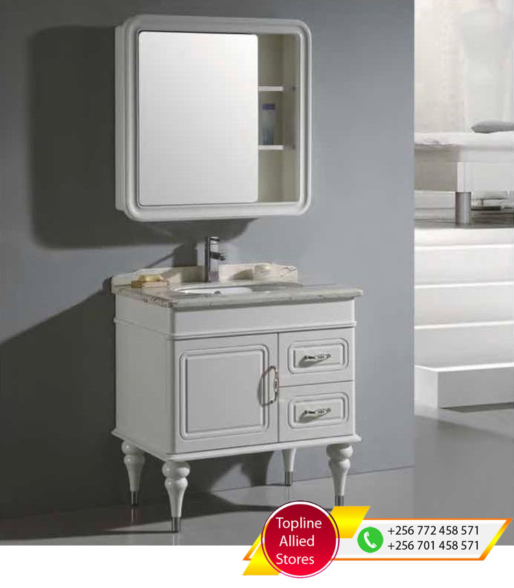 Vanity Cabinet for sale in Uganda, Bathroom Furniture, Modern Toilet And Bathroom Fittings and Accessories in Uganda, Topline Allied Stores Uganda Services: Toilets, Kitchen Sinks, Wash Basins, Sanitary Ware And Fittings. We stock the following products: Tiles, Bathtubs, Mirrors, Toilet Seats, Button Flush Toilets, Urinals, Wash Basins, Kitchen Taps, Kitchen Sinks, Shower Systems, Bidets and lots more Sanitary products. Our Hardware Shop is located in Nakasero below Nakasero Market, Kampala Uganda, Ugabox