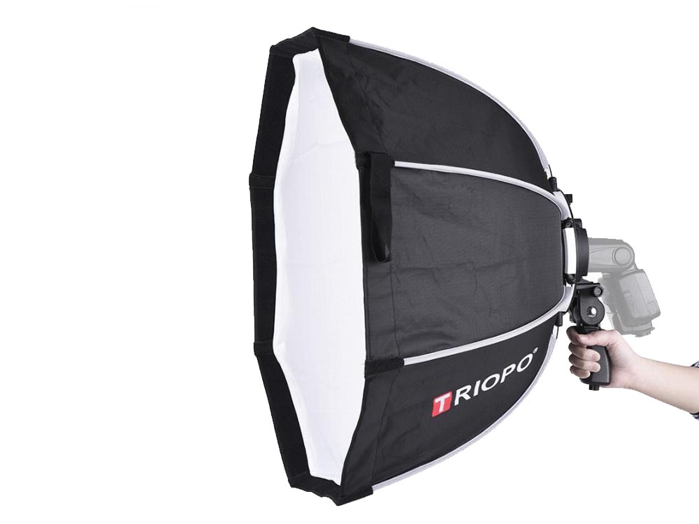 Triopo Foldable Softbox Octagon With Handle For Speedlite Flash Light in Uganda. Video & Photography Lighting Equipment. Professional Photography, Film, Video, Cameras & Equipment Shop in Kampala Uganda, Ugabox