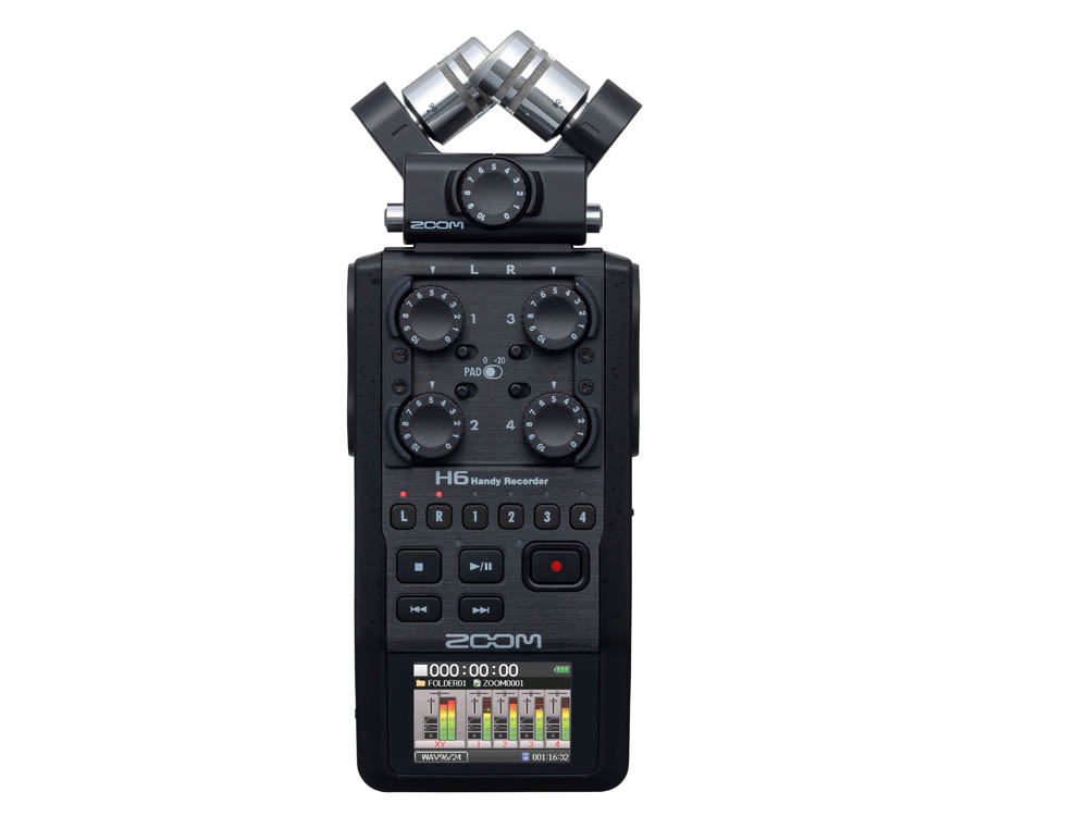 Zoom H6 Handy Recorder-Black in Uganda. Audio/Voice Recording Equipment. Professional Photography, Film, Video, Cameras & Equipment Shop in Kampala Uganda, Ugabox