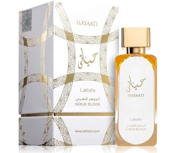 Hayaati Gold Elixir Lattafa Eau De Parfum Spray for Unisex 100ml in Uganda. Perfumes And Fragrances for Sale in Kampala Uganda. Wholesale And Retail Perfumes And Body Sprays Online Shop in Kampala Uganda, Ugabox