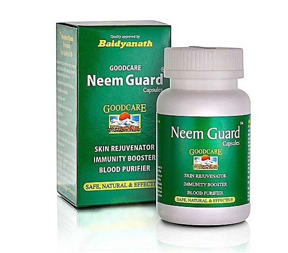 Neem Guard for Sale in Uganda, Kenya, Tanzania, Rwanda, Ethiopia, South Sudan, Congo/DRC, East Africa. Skin Rejuvenator/Immunity Booster, Blood Purifier. Neem Guard Capsules for effective treatment: in skin infections, rashes and pimples, an immunity booster, an anti-obesity agent, blood purifier for a beautiful and healthy skin. Herbal Remedies And Herbal Supplements Shop in Kampala, Nairobi, Dar es Salaam, Kigali, Addis Ababa, Juba, Kinshasa, Organicsug East Africa, Ugabox