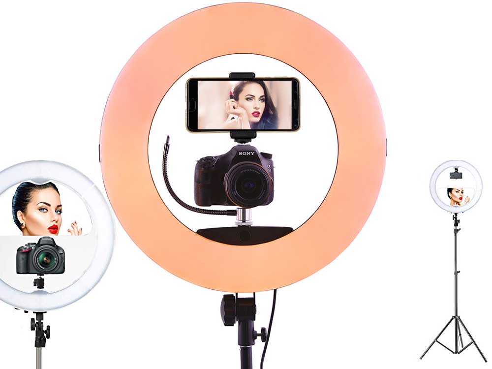 LED Ring Light for Makeup, Instagram & YouTube Video Making Kit for Sale Kampala Uganda, Cameras Uganda, Professional Cameras, Photography, Film & Video Cameras, Video Equipment Shop Kampala Uganda, Ugabox