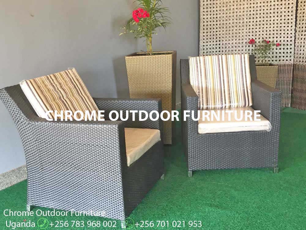 2 Balcony & Outdoor Chairs Uganda, Garden and Outdoor Furniture for Sale Kampala Uganda, Balcony, Patio Furniture Uganda, Resin Wicker, All Weather Wicker Uganda, Outdoor and Garden Furniture Manufacturer in Uganda, Ugabox