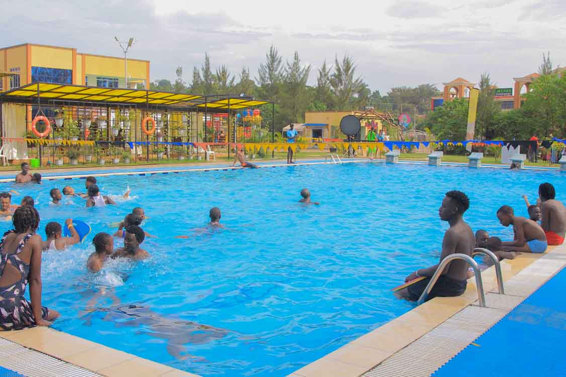 Lloli Fun Park Kampala Uganda, Kids Venue, Kids Fun Park, Outdoor Kids Playground, Swimming Pool, Swings And Slides, Food Court/Restaurant-Akamwesi Shopping Mall, Kyebando, Kampala Uganda. Ugabox