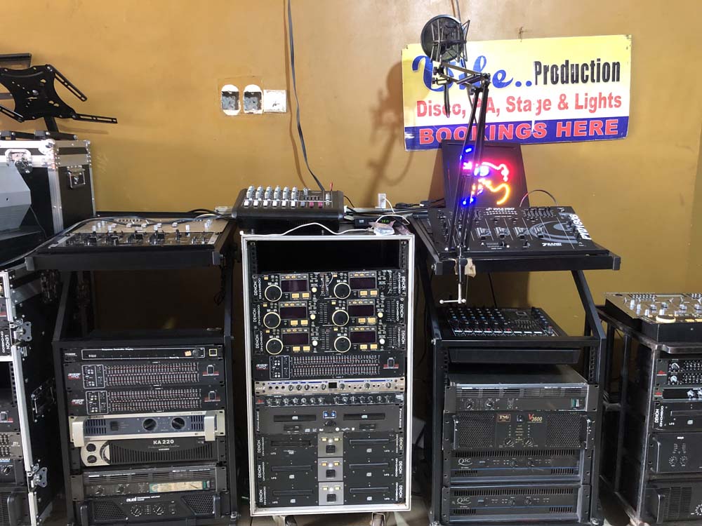 Audio, Sound And Music Equipment for Sale in Kampala Uganda. Professional Audio Equipment | Professional DJ Equipment in Uganda. DJS Box Sound Equipment for: Recording Studios, Schools, Churches, Conference Rooms And Public Events. Other Services: Equipment for Hire, Tents for Hire, Event Decor Furniture For Hire in Uganda, Ugabox