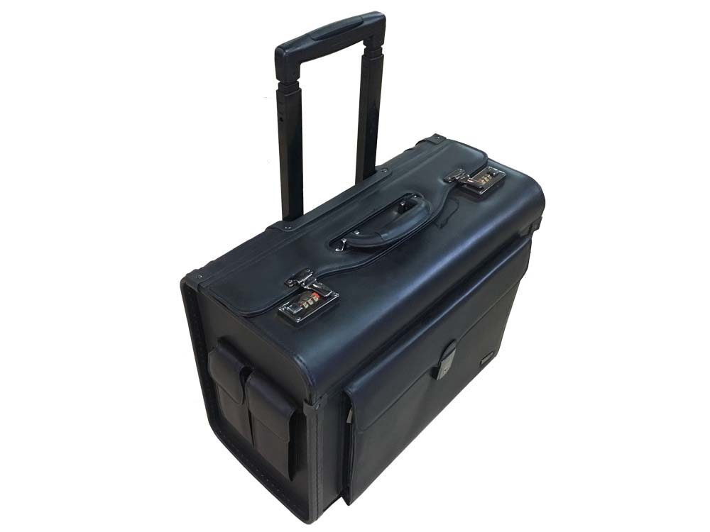 Pilot-Bag for Sale in Uganda, Master-Trolley Pilot Leather Bag with Wheels. Luggage Bag/Travel Case/Airport Travel Bag. Konge Bags & Suitcases Store/Shop Kampala Uganda, Ugabox