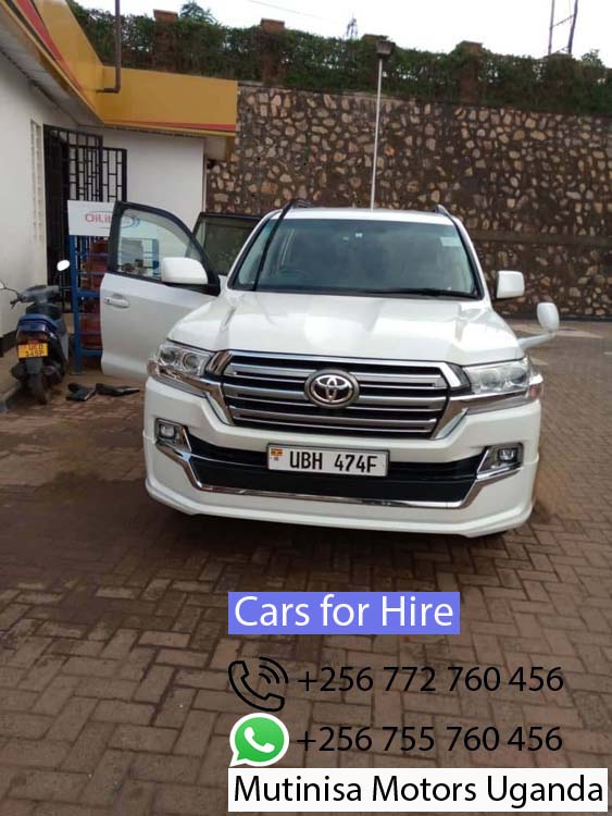 Cars for Hire in Uganda, Landcruiser V8 Cars for Rent in Uganda, Self Drive Car/Vehicle Hire Services in Kampala Uganda, Tours and Travel Vehicle/V.I.P Transport Hire Services in Uganda, Mutinisa Motors Uganda, Ugabox