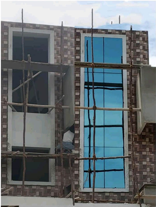 Curtain Wall Cladding Installation in Kampala Uganda, Curtain Wall Facade/Glass Facade in Uganda, Aluminium Design Works/Installation and Glass Works in Uganda, Luxury Aluminium and Glass Solutions Uganda, Ugabox