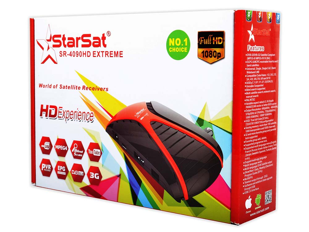 StarSat SR-4090HD Extreme World Of Satellite Receivers HD Experience For Sale in Kampala Uganda, Electronics Shop in Uganda, Electronics Shop in Uganda, Home Entertainment, Electronics/Satellite Equipment Supplier in Uganda, The Satellite Shop Uganda, Ugabox