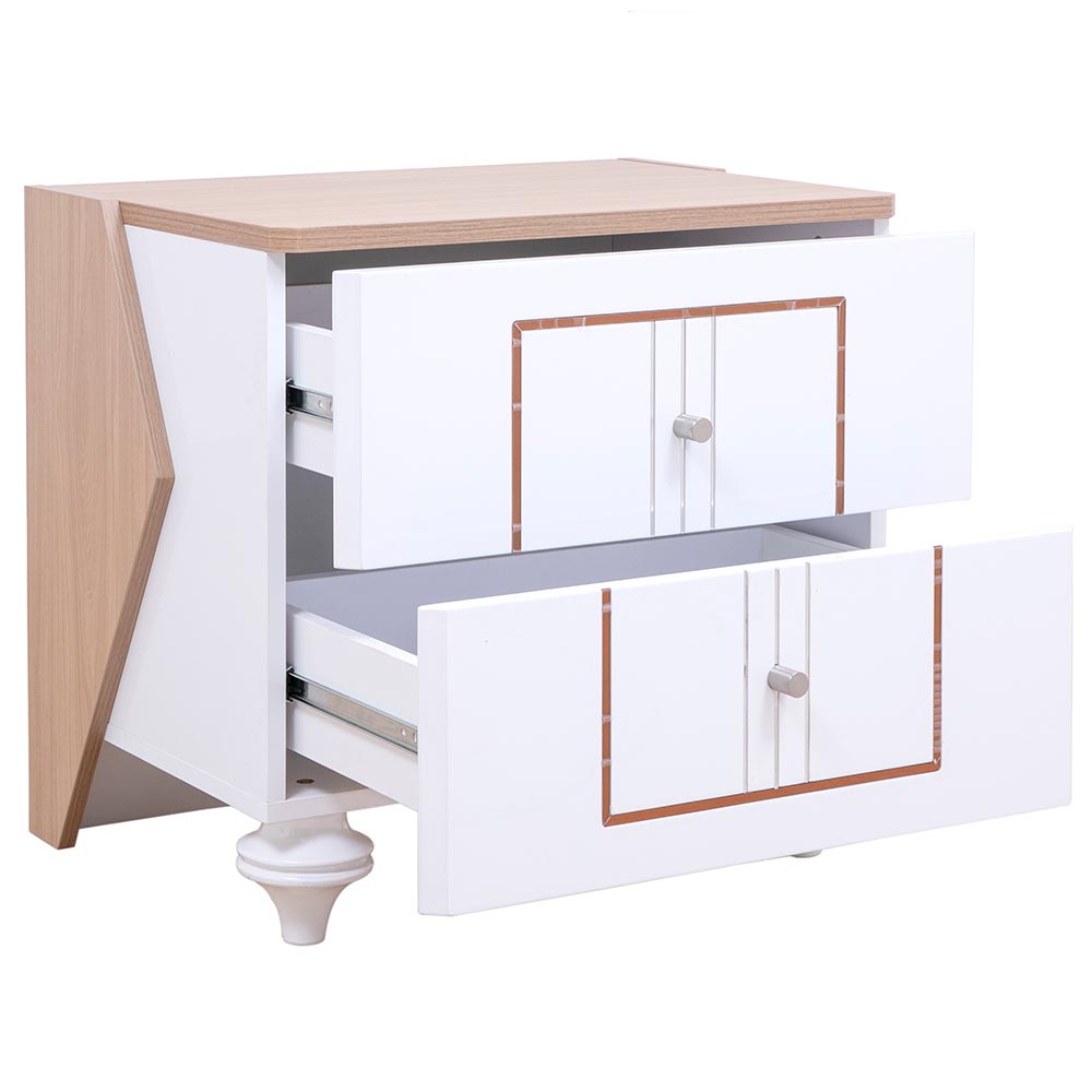 Bed Stand (Malena Night Stand Set of 2 White Mocha), Bedroom Furniture for Sale in Kampala Uganda, Office and Home Furniture in Uganda, Hotel Furniture Shop in Kampala Uganda, Danube Home Uganda, Ugabox