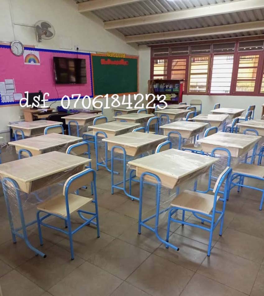 School Furniture for sale in Kampala Uganda. School Furniture Maker/Manufacturer and Supplier in Uganda for Nursery/Kindergarten, Primary, Secondary, University/Higher Institutions of Learning (Tertiary Institutions) Kampala Uganda, Desire School Furniture, Ugabox