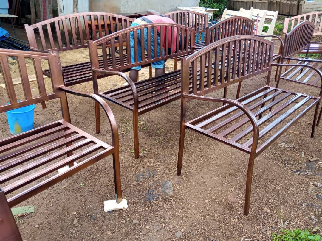 Outdoor School Metallic Benches Kampala Uganda, School Furniture Supplier in Uganda for Nursery / Kindergarten, Primary, Secondary, University/Higher Institutions of Learning (Tertiary Institutions) Kampala Uganda, Desire School Furniture Uganda