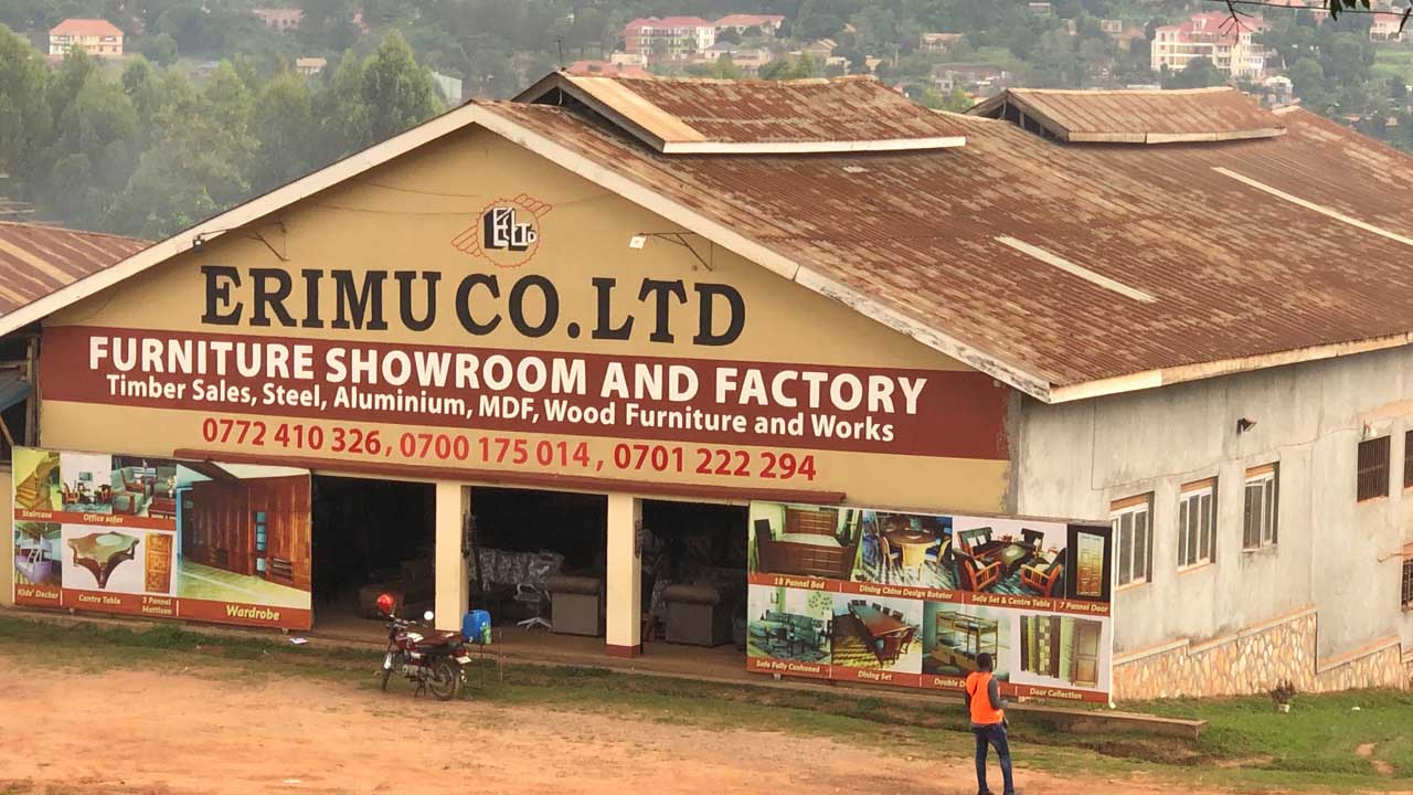 Erimu Company Ltd Namagoma-Nabingo Masaka Road Head Office Uganda. Furniture Shop in Kampala Uganda. For: Wood Doors, Sofa Sets, Dining Tables, Kitchen Cabinets, Wardrobes, Dressing Mirrors, Beds, Carpentry & Furniture Manufacturer in Uganda