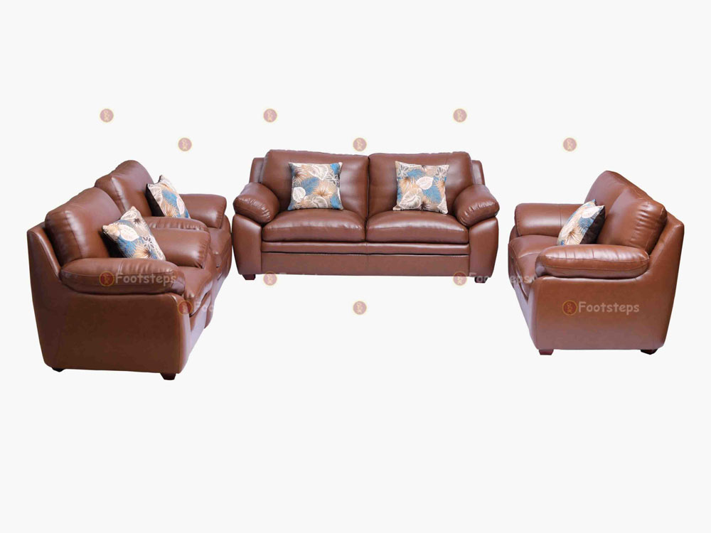 6-Seater Leather Sofa Set (2+2+1+1) [#18840] | Sofa Sets for Sale in Kampala Uganda. Other Furniture Services: Bedroom Furniture, Hotel Furniture, Home Furniture, Office Furniture in Uganda, Furniture Shop in Kampala Uganda. Footsteps Furniture Company Uganda, Ugabox