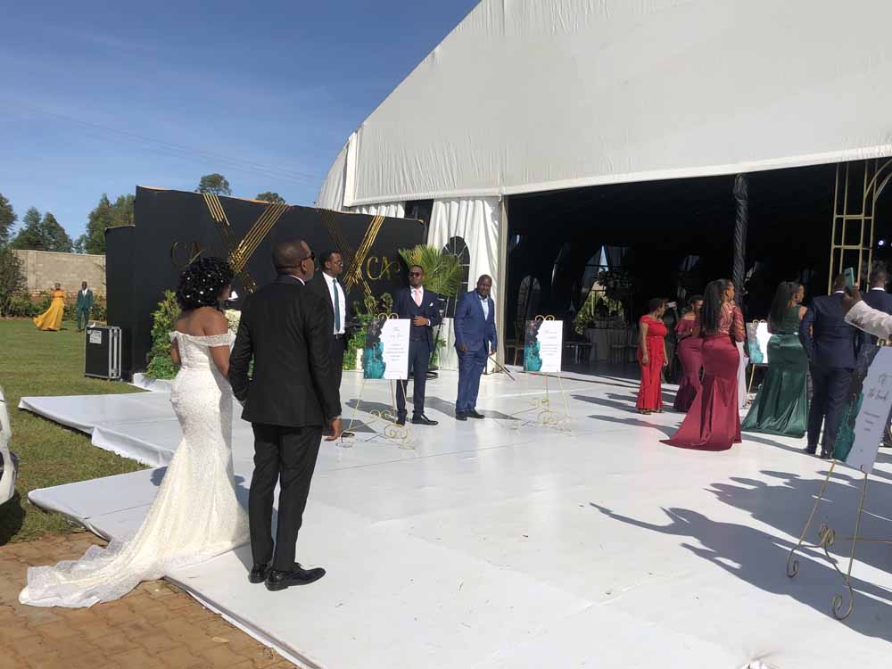 Kigo Gardens Uganda. Services: Wedding Gardens, Wedding Reception Venue, Bridal Gardens, Party Venue, Music Festival Venue, Events Venue in Uganda. Wedding Reception Decoration By ICandy Events Uganda. Kigo Gardens Location: Inbetween Kigo Prisons and Mirembe Villas Kigo near Serena Hotel Kigo, Enroute Kajjansi-Munyonyo Speke Resort Kampala Entebbe Express Highway, Central Uganda, Wakiso District, Uganda. Ugabox