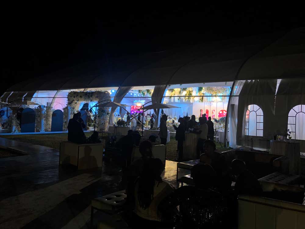 Kigo Gardens Uganda. Services: Wedding Gardens, Wedding Reception Venue, Bridal Gardens, Party Venue, Music Festival Venue, Events Venue in Uganda. Wedding Reception Decoration By Palette Events Uganda. Kigo Gardens Location: Inbetween Kigo Prisons and Mirembe Villas Kigo near Serena Hotel Kigo, Enroute Kajjansi-Munyonyo Speke Resort Kampala Entebbe Express Highway, Central Uganda, Wakiso District, Uganda. Ugabox