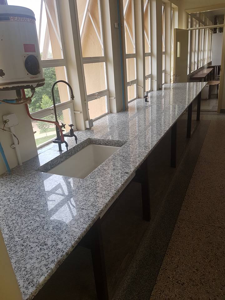 School Laboratory Countertop in Kampala Uganda, Countertops Uganda, Granite & Marble, Construction Products & Materials in Uganda, S.S.G Granites Uganda, Ugabox