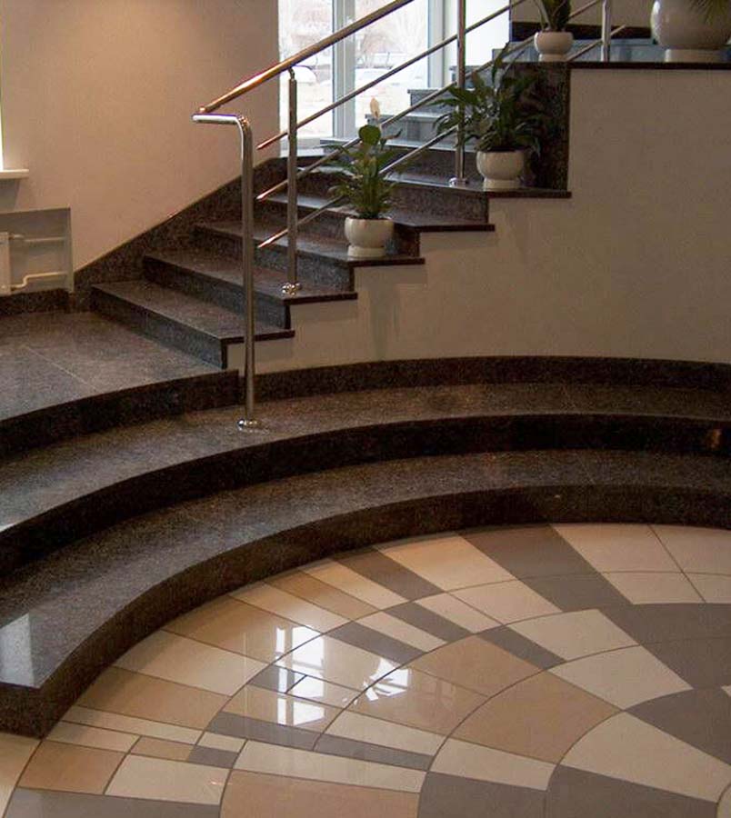 Granite/Marble Staircases Installation Services in Kampala Uganda. Stone Floor Installation Company in Uganda. Building Contractor Services: Varni Granite, Marble And Terrazzo, Ugabox