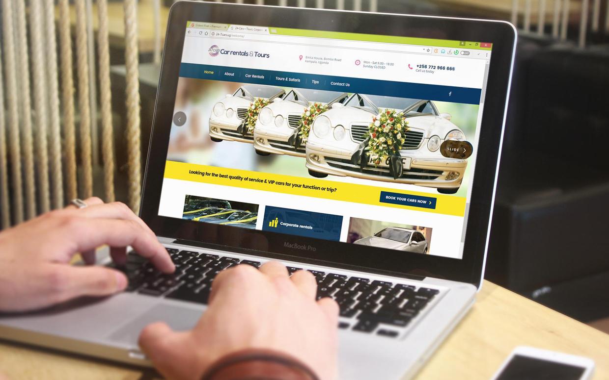 24-7 Car Rentals Uganda Website Design by Gideon Poet, Kampala Uganda, Top Website Designers in Uganda, Amazing Creative Web Designers Uganda, Ugabox