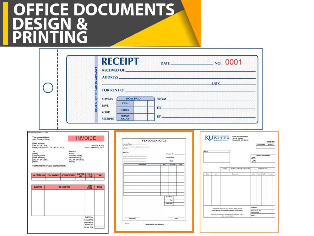 Office Documents Design & Printing in Kampala Uganda, Ugabox