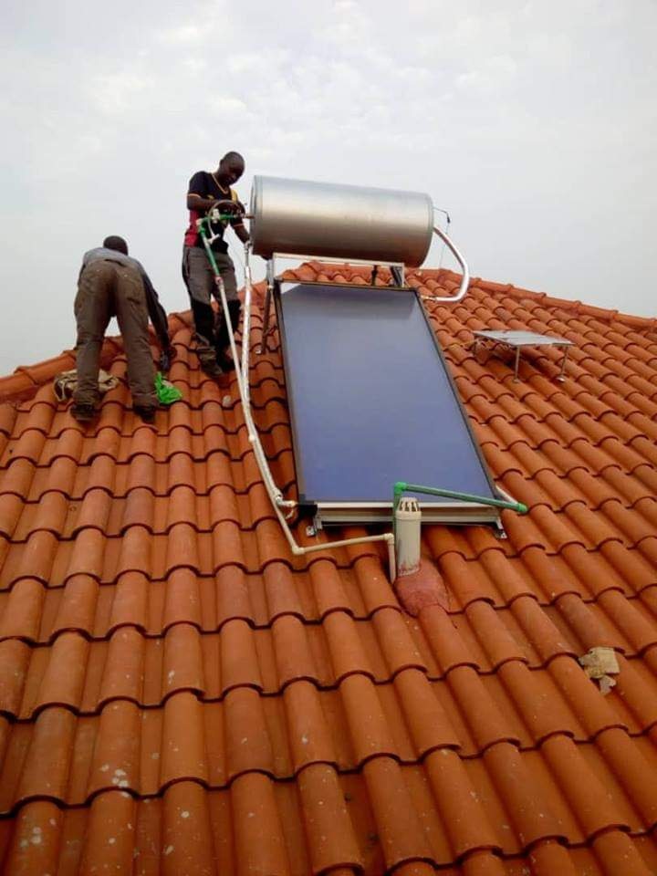 Solar water heater installation in Uganda, Electrical Engineering in Uganda by Jasmine Solar & Electrical Company (U) Ltd, Ugabox