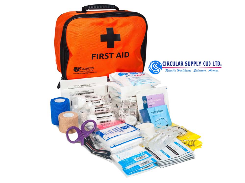 First Aid Kits for Sale in Kampala Uganda. Emergency Medical Kits, First Aid Kits in Uganda, Medical Supply, Medical Equipment, Hospital, Clinic & Medicare Equipment Kampala Uganda, Circular Supply Uganda, Ugabox