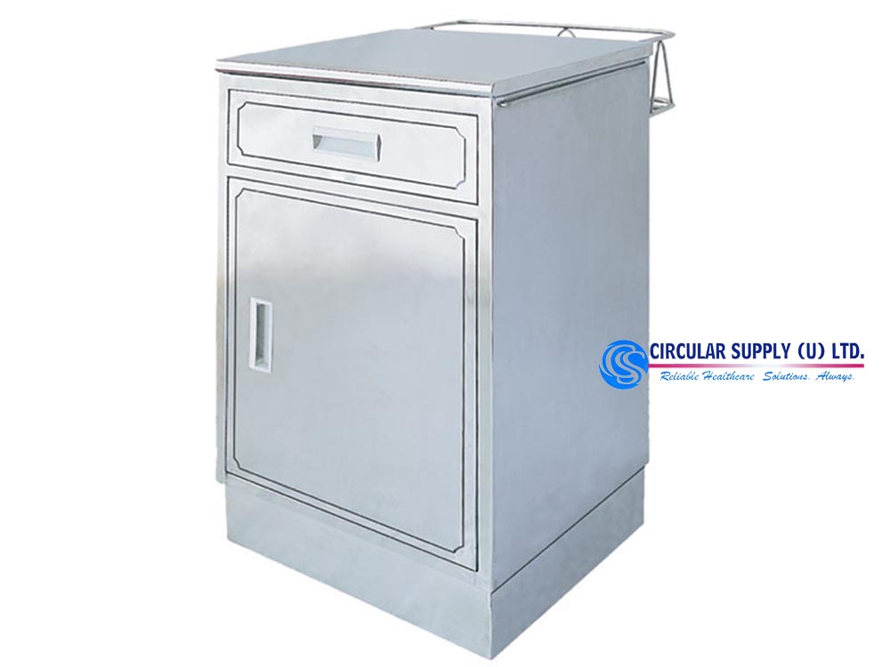 Steel Bedside Lockers for Sale in Kampala Uganda. Metal Hospital Bedside Lockers & Furniture Uganda, Hospital Furniture Uganda, Medical Supply, Medical Equipment, Hospital, Clinic & Medicare Equipment Kampala Uganda. Circular Supply Uganda, Ugabox