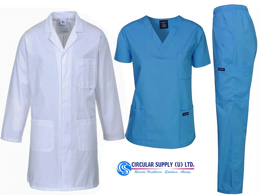 Doctor Gowns for Sale Kampala Uganda. Medical Uniforms, Hospital Uniforms in Uganda, Medical Supply, Medical Equipment, Hospital, Clinic & Medicare Equipment Kampala Uganda, Circular Supply Uganda, Ugabox
