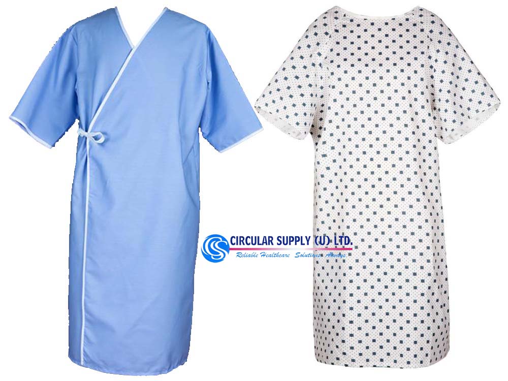 Patient Gowns for Sale in Kampala Uganda. Medical Uniforms, Hospital Uniforms in Uganda, Medical Supply, Medical Equipment, Hospital, Clinic & Medicare Equipment Kampala Uganda, Circular Supply Uganda, Ugabox
