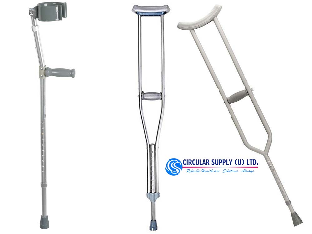 Crutches for Sale Kampala Uganda. Rehabilitation Tools and Equipment Uganda, Medical Supply, Medical Equipment, Hospital, Clinic & Medicare Equipment Kampala Uganda. Circular Supply Uganda, Ugabox
