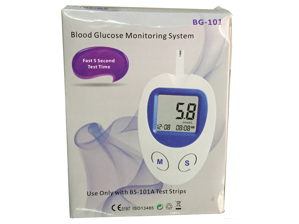 Blood Glucose Monitoring System BG-101 for Sale in Kampala Uganda. Blood Glucose Monitoring Systems in Uganda, Medical Supply, Medical Equipment, Hospital, Clinic & Medicare Equipment Kampala Uganda. Meridian Tech Systems Uganda, Ugabox