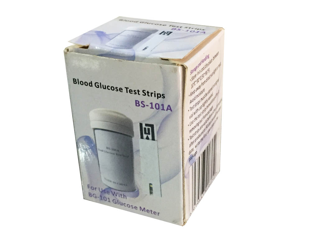 Blood Glucose Test Strips BS-101A for Sale in Kampala Uganda. Blood Glucose Test Strips in Uganda, Medical Supply, Medical Equipment, Hospital, Clinic & Medicare Equipment Kampala Uganda. Meridian Tech Systems Uganda, Ugabox