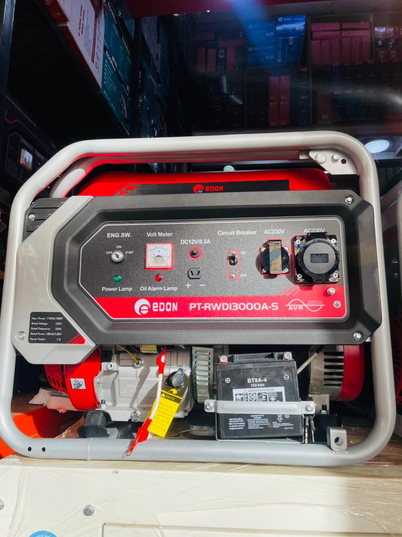 Generator Price Uganda. UGX: 3,000,000. 11KVA/11KW Petrol Generator, Edon Generator Brand, Automatic Voltage Regulator, Key Start, Heavy Duty Engine. Generator Ideal For: Audio/Music Systems, Apartments, Schools, Church Setup Generator for Sale in Kampala Uganda. Farm/Agricultural Power/Electricity Generating Equipment Uganda. Machine World Uganda For Generators and Agro Equipment. Importer, Supplier, Distributor, Assembler and Installer of Domestic and Industrial Generators, Agro/Agricultural Machinery in Kampala-Uganda, East Africa: Kigali-Rwanda, Juba-South Sudan, DRC-Congo. Power Generating Machinery, Ugabox Marketing Platform Uganda | Ugabox.com