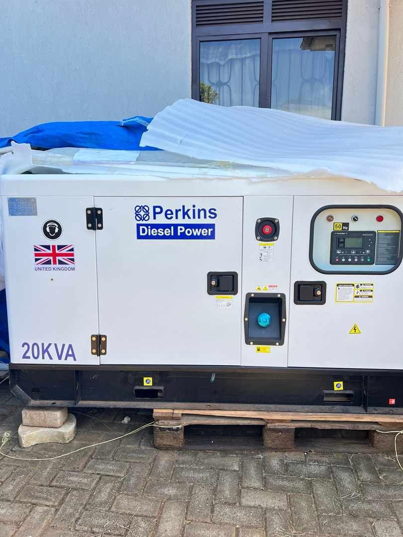 Generator Price Uganda. UGX: 25,000,000. 20KVA Perkins UK Diesel Power Industrial Generator Ideal For Shopping Malls, Shopping Arcades, Factories And Hospitals for Sale in Kampala Uganda. Farm/Agricultural Power/Electricity Generating Equipment Uganda. Machine World Uganda For Generators and Agro Equipment. Importer, Supplier, Distributor, Assembler and Installer of Domestic and Industrial Generators, Agro/Agricultural Machinery in Kampala-Uganda, East Africa: Kigali-Rwanda, Juba-South Sudan, DRC-Congo. Power Generating Machinery, Ugabox Marketing Platform Uganda | Ugabox.com