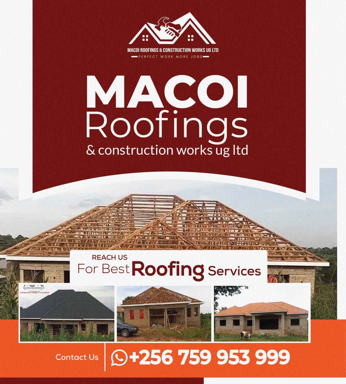 Macoi Roofings And Construction Uganda Ltd. Roof Construction Services Uganda. Wood And Steel Construction Services In Kampala Uganda. Macoi Roofings Uganda For Professional Roofing Services In Kampala Uganda. Ugabox