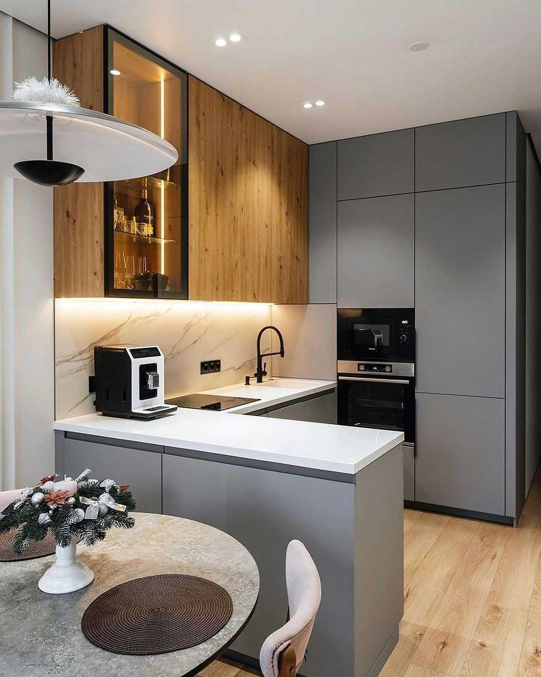 Kitchen cabinets design in Kampala Uganda. Wood cabinets installation. Trust Interiors Uganda. Leading interior design company in Uganda. Services: Interior design services, installation services, manufacturing of modern stylish furniture products in Uganda, East Africa. ugabox.com