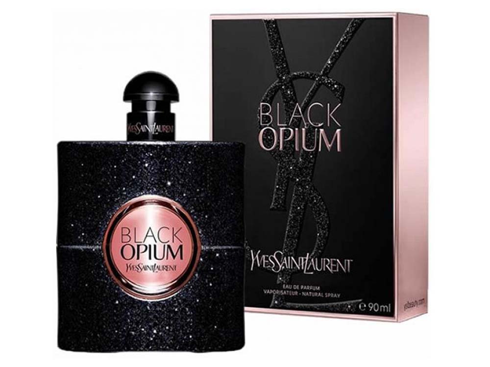 Black Opium by Yves Saint Laurent Eau De Parfum Spray for Women 90ml, Perfumes Shop in Kampala Uganda, Ugabox Perfumes