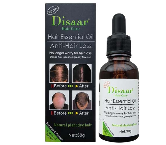 Disaar Hair Care Essential Oil Anti-Hair Loss for Sale in East Africa. Provide deep nourishment and strengthen the hair roots, prevent hair fall and dandruff, prevent graying hair and split ends. Herbal Remedies, Herbal Supplements Shop in Uganda. Prosolution Uganda. Ugabox