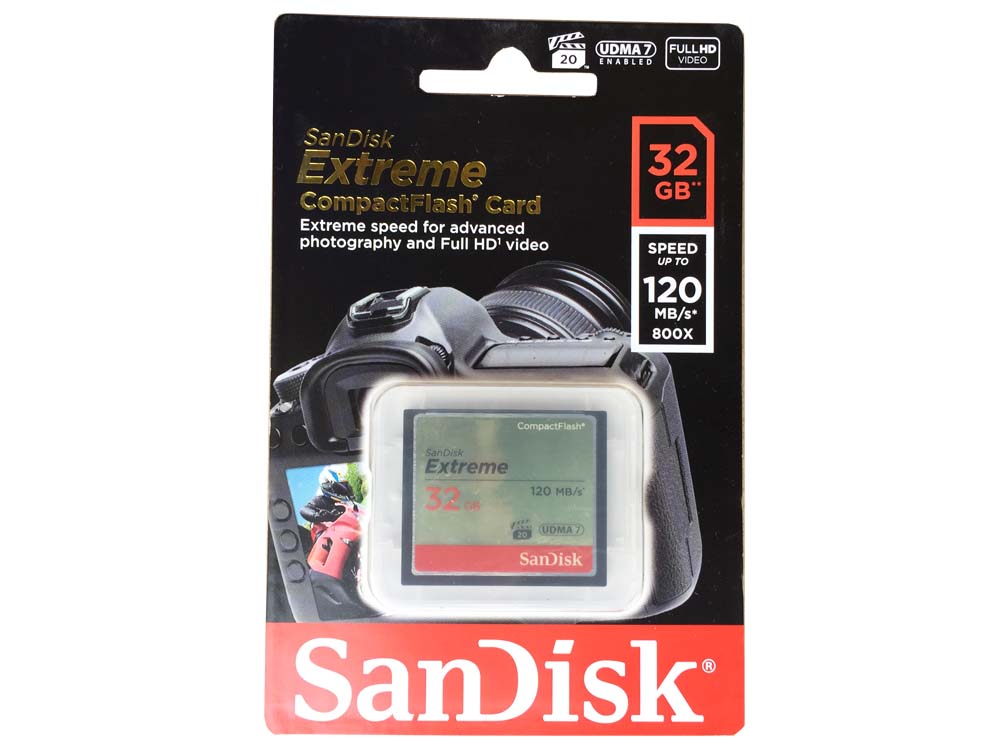 SanDisk Extreme CompactFlash Memory Card 32GB, Kampala Uganda, Camera & Visual Equipment Shop in Kampala Uganda, Ugabox
