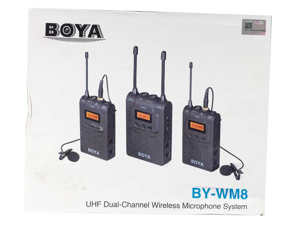 Boya BY-WM6 UHF Wireless Microphone System for Sale Kampala Uganda, Dual Channel Audio Camera Microphones Uganda, Professional Cameras, Photography, Film & Video Cameras, Video Equipment Shop in Kampala Uganda, Ugabox