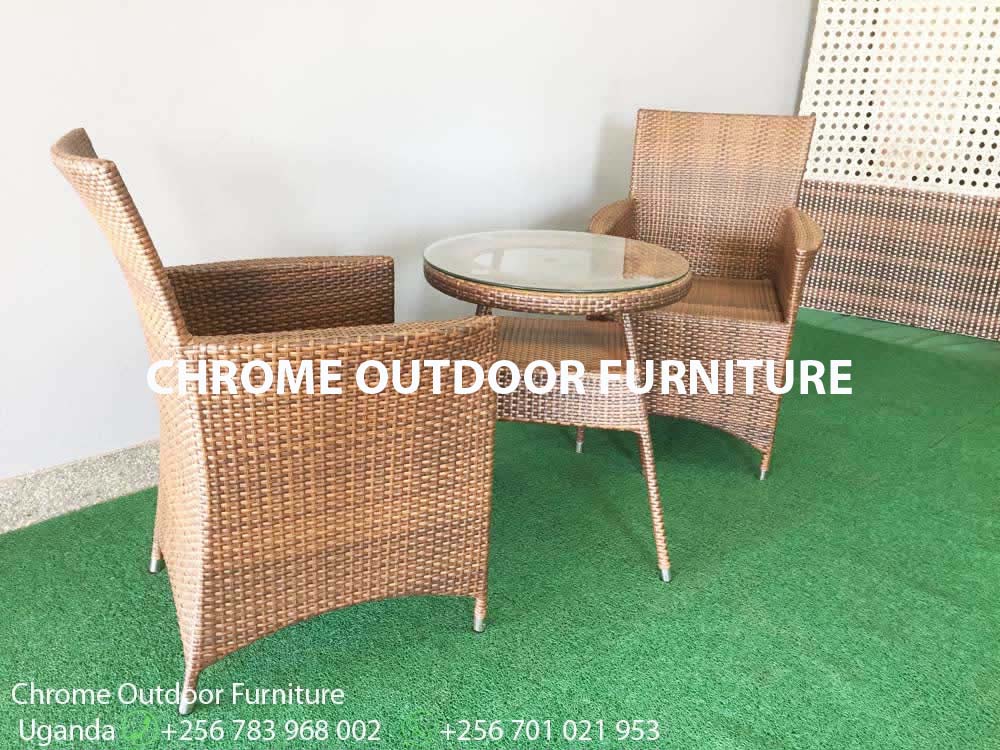 2 Outdoor Chairs & Coffee Table Uganda, Garden and Outdoor Furniture for Sale Kampala Uganda, Balcony, Patio Furniture Uganda, Resin Wicker, All Weather Wicker Uganda, Ugabox