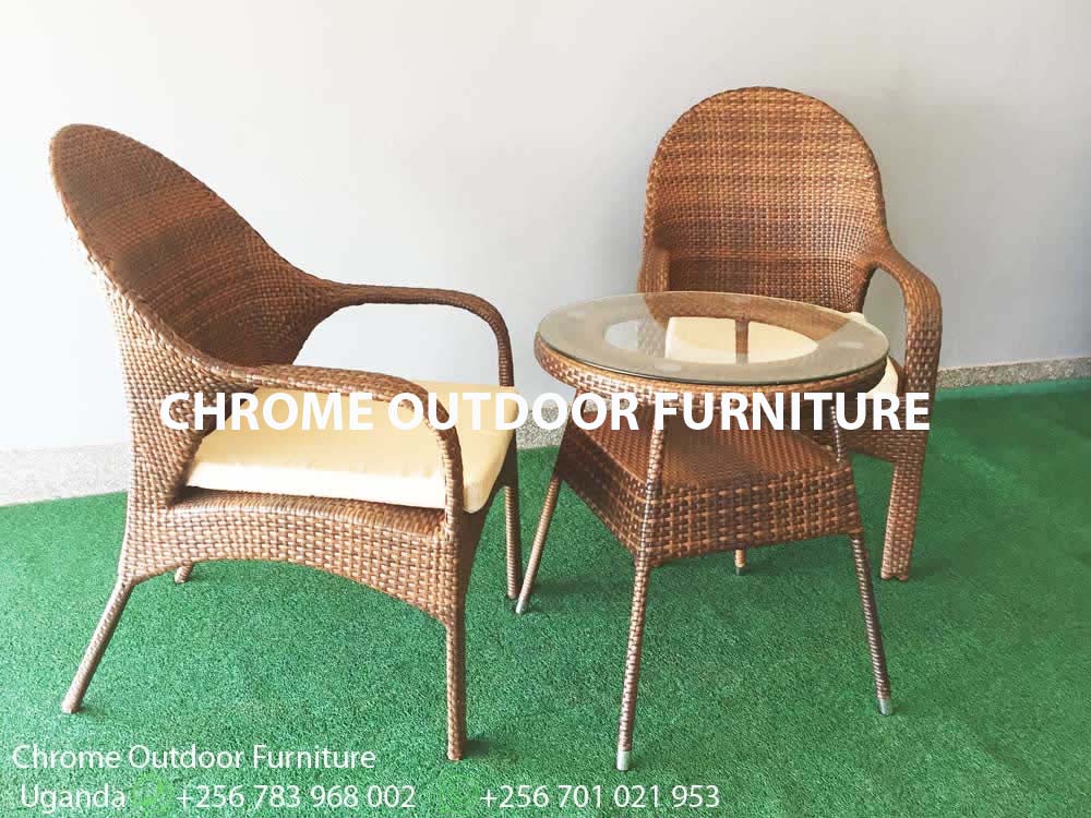 2 Outdoor Chairs & Coffee Table Uganda, Garden and Outdoor Furniture for Sale Kampala Uganda, Balcony, Patio Furniture Uganda, Resin Wicker, All Weather Wicker Uganda, Ugabox
