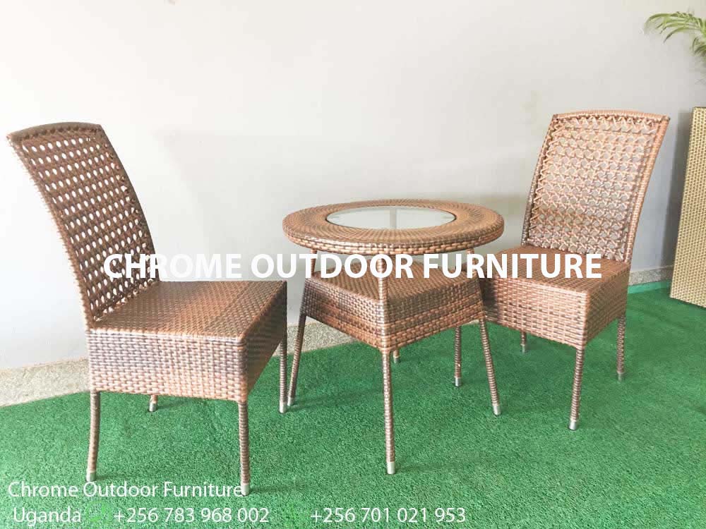 Outdoor 2 Chairs & Coffee Table Uganda, Garden and Outdoor Furniture for Sale Kampala Uganda, Balcony Patio Furniture, Resin Wicker, All Weather Wicker Uganda, Ugabox