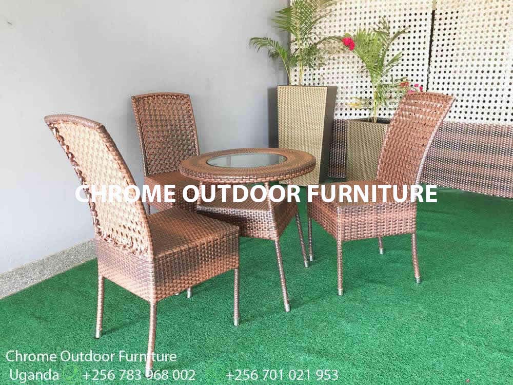 Chrome Outdoor Furniture Uganda, Resin Wicker, All-Weather Wicker, Decorative Furniture, Garden Furniture, Shade Furniture, Balcony Furniture in Kampala Uganda