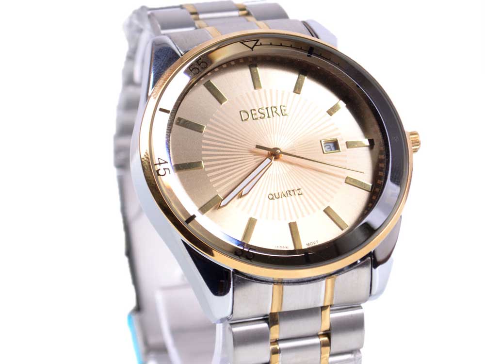 Desire Watch for Sale Uganda, Code 83427L Silver & Gold for Men, Essence Spa Lounge Kampala Uganda, Gift Shop Ugabox