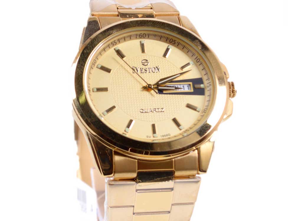 Sveston Watch for Sale Uganda, Code 1858G Colour Gold Face, Essence Spa Lounge Kampala Uganda, Gift Shop Ugabox