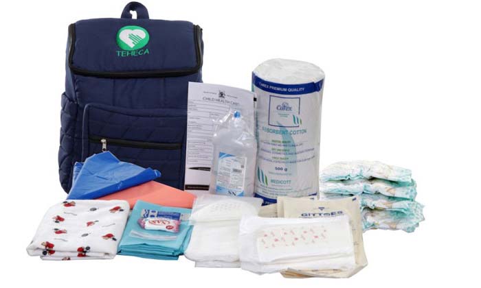 Maama Kit Supplies in Uganda. Mother Child Birth Products. The Maama Kit consists of basic supplies that are required at child birth i.e. sterile gloves, plastic sheets, cord ligature, razor blades, tetracycline, cotton, soap and sanitary pads. Medical Equipment, Online Shop Kampala Uganda, Ugabox